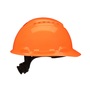 3M™ Hi-Viz Orange SecureFit™ H-707SFV-UV HDPE Cap Style 4 Point Ratchet Suspension