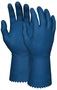 MCR Safety Size 8 Blue 18 mil Latex Chemical Resistant Gloves