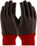 RADNOR™ Brown And Red Large Cotton/Polyester General Purpose Gloves Knit Wrist