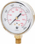 Harris® 63mm Steel 400 PSI Replacement Regulator Pressure Gauge For Non-Corrosive Gas With 2800 kPa (Dual Scale)