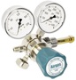 Airgas® Model 244 Nickel-Plated Brass Analytical Two Stage Regulator With CGA-280 Connection