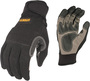 Radians Medium Black And Gray DEWALT® DPG217 Polyester And Nylon Full Finger Performance Mechanics Glove With Hook And Loop Cuff