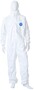 DuPont™ Large White Tyvek® 400 5.9 mil Chemical Protective Coveralls (With Respirator Fitting Hood, Elastic Wrists And Ankles)