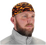Ergodyne Black And Orange Chill-Its® 6630 Polyester/Terry Hat