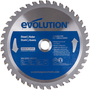 Evolution® 6 1/2" 40 Teeth Tungsten Carbide Tipped Circular Saw Blade (For Mild Steel and Ferrous Metal Cutting)