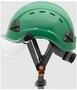Honeywell Green Fibre-Metal® Polycarbonate/ABS Cap Style Hard Hat With Ratchet/6 Point Ratchet Suspension