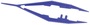 Acme-United Corporation 9.375"   X 5.875"   X 0.375" Blue Plastic Tweezers