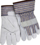 Memphis Glove X-Large Blue, Yellow And Black Select Shoulder Leather Palm Gloves With Canvas Back And Safety Cuff