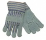 Memphis Glove Large Gray Split Cowhide Foam Lined Cold Weather Glove