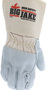 Memphis Glove X-Large White Split Leather Palm Gloves With Canvas Back And Gauntlet Cuff