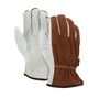 MCR Safety X-Large Beige And Brown Industry Grain Cowhide Unlined Drivers Gloves