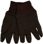 Memphis Glove Brown Large Cotton/Polyester General Purpose Gloves With Knit Wrist Cuff