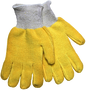 MCR Safety Small Yellow Kevlar®/Cotton/Terry Cloth Heat Resistant Gloves With Knit Wrist Cuff  And Straight Thumb