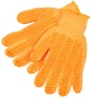 MCR Safety Orange X-Large Cotton/Polyester 7 Gauge PVC Honeycomb Criss-Cross General Purpose Gloves WithKnit Wrist