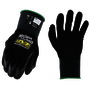 Mechanix Wear® Size 8 Black SpeedKnit™ Utility Nylon, Polyester And Foam Full Finger Coated-Knit Work Gloves With Stretch Knit Cuff