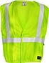 Kishigo X-Large Hi-Viz Green GlenGuard® Modacrylic Mesh Flame Resistant Vest With Hook And Loop Closure