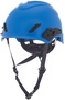 MSA Blue V-Gard® H1 HDPE Cap Style Non-Vented Climbing Helmet With Fas Trac® Ratchet Suspension