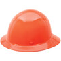 MSA Orange Skullgard® Phenolic Full Brim Hard Hat With Ratchet/4 Point Ratchet Suspension