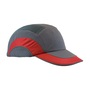 Protective Industrial Products Red JSP HardCap A1+™ Cap Style Vented Bump Caps With Elastic Strap Suspension