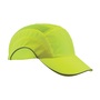 Protective Industrial Products Hi-Vis Yellow JSP HardCap A1+™ Cap Style Vented Bump Caps With Elastic Strap Suspension