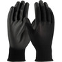 Protective Industrial Products X-Large PIP® 13 Gauge Black Polyurethane Palm And Finger Coated Work Gloves With Black Polyester Liner And Knit Wrist