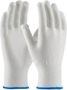 Protective Industrial Products X-Large White CleanTeam® Light Weight Nylon Inspection Gloves With Knit Wrist Cuff