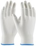Protective Industrial Products X-Large White CleanTeam® Medium Weight Nylon Inspection Gloves With Knit Wrist Cuff