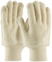 Protective Industrial Products  Large 10.5" Natural 24 Ounce Cotton Heat Resistant Gloves With Knit Wrist Cuff