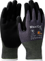 Protective Industrial Products Small MaxiCut® Ultra™ 15 Gauge Polyester, Spandex, Stainless Steel Wire And HMPE Cut Resistant Gloves With Nitrile Coated Palm And Fingers