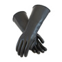 Protective Industrial Products Large Black Assurance® Unlined 44 mil Unsupported Latex Chemical Resistant Gloves