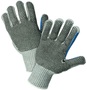 Protective Industrial Products Gray Medium Cotton/Polyester General Purpose Gloves Knit Wrist