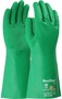 Protective Industrial Products X-Large MaxiChem® Green Latex Palm And Finger Coated Work Gloves With Green Nylon And Elastane Liner And Gauntlet Cuff