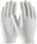 Protective Industrial Products One Size Fits Most White CleanTeam® Medium Weight Cotton Inspection Gloves With Unhemmed Cuff