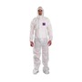 Ansell Medium White AlphaTec® 1500 Model 106 SMS Disposable Coveralls