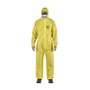 Ansell Large Yellow AlphaTec® 2300 STANDARD Model 111 Polypropylene And Polyethylene Disposable Coveralls