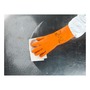 Ansell Size 10 Orange AlphaTec 87-208 Cotton Flocking Chemical Resistant Gloves