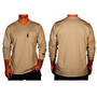 Benchmark FR® Small Beige Second Gen Jersey Cotton Flame Resistant T-Shirt
