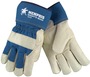 MCR Safety Medium Blue And Tan Snort-N-Boar Pigskin Wool Lined Cold Weather Gloves