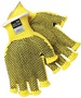 Memphis Glove Large Cut Pro® 7 Gauge Aramid - Dupont™ Kevlar® Fingerless Cut Resistant Gloves With PVC Coated Two Side Dots