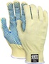 MCR Safety Large Cut Pro Hero™ 13 Gauge DuPont™ Kevlar®, Spandex, And Stainless Steel Cut Resistant Gloves With PVC Coated Palm