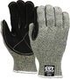 MCR Safety 2X-Small Cut Pro Hero™ 7 Gauge DuPont™ Kevlar®, Nylon, Stainless Steel, And Leather Cut Resistant Gloves