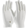 Protective Industrial Products X-Large Cabaret Light Weight Cotton Inspection Gloves With Snap Wrist Cuff