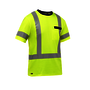 Protective Industrial Products 2X Hi-Vis Yellow Bisley® Fresche® Lightweight Cotton/Polyester Short Sleeve Shirt With Cotton Backing And Chest Pocket