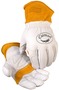Protective Industrial Products Small 11" Caiman® White/Gold Goatskin Wool Insulated Welders Gloves