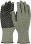 Protective Industrial Products Large Kut Gard® 13 Gauge ATA® Fiber Technology, Polyester And Elastane Cut Resistant Gloves With PVC Coated Palm And Fingers