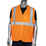 RADNOR™ Small - Medium Hi-Viz Orange Polyester Mesh Vest