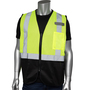 RADNOR™ Small - Medium Hi-Viz Yellow Mesh/Polyester Two-Toned Hi-Visibility Vest