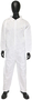 RADNOR™ Large White Posi-Wear® M3™  Disposable Coveralls