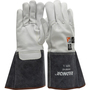 RADNOR™ Large Premium Top Grain Kidskin Leather Cut Resistant TIG Welding Gloves
