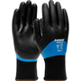 RADNOR™ X-Large Black And Blue G-Tek® PolyKor® Engineered Yarn Acrylic Terry Lined Cut Resistant Gloves (Touchscreen Compatible)